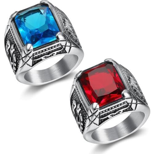 Prpcnel Rings With Semi-precious Stones