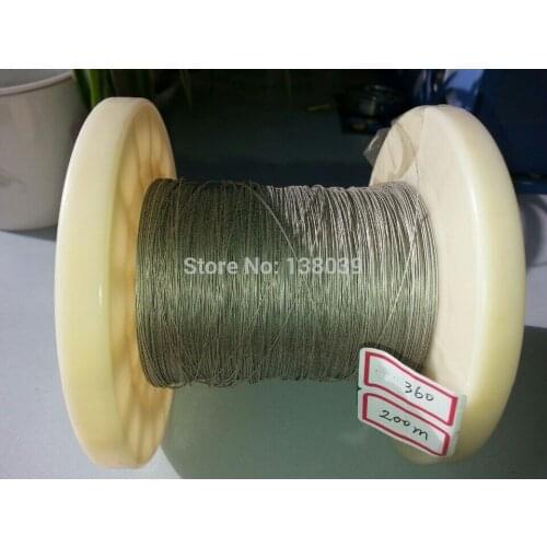 0.36mm diamond coated cutting wire for precise cutting 200meter a lot USD 115.0