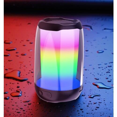 LED Light Mini Portable Wireless Speakers Desktop subwoofer Stereo TWS Column Audio Center For Bluetooth Computer Soundbox Radio