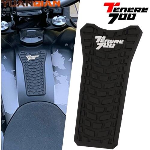 Tenere700 T7 XTZ700 Motorcycle Non-slip Side Fuel Tank Stickers Waterproof Pad Rubber Sticker For Yamaha Tenere 700 T7 2019-2021