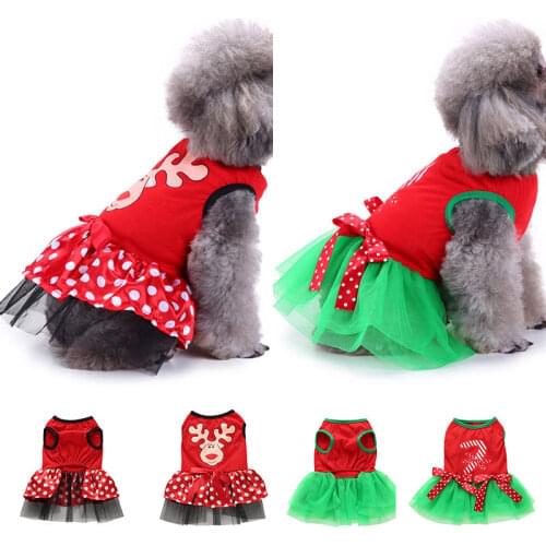 Comfortable Warm Dress Cute Comfortable Puppy Dog Accessory Classic Cat Skirt Pullover Dogs Pets Clothing Polyester Dog Clothes