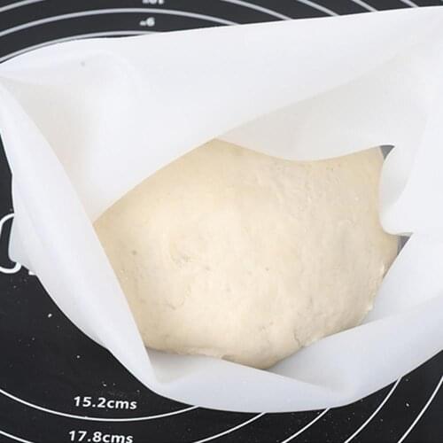 Convenience Kneading Bag Silicone Kitchen Tools White and Noodle Bag Mixer Pastry Silica Gel Rolling Flour Cake Maker