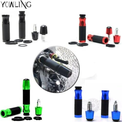 Universal handle bar motorcycle Hand Grip ends handlebar&ends For Yamaha YZF R1 R3 R6 R25 XSR 700 ABS FZ6R FZ8 MT-09 TMAX530