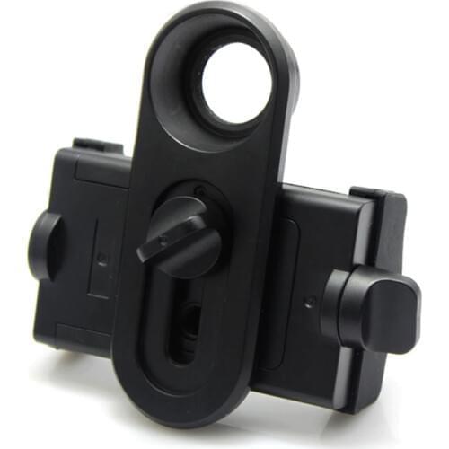Universal phone holder for scope 62MM-110MM phone clip connect adapte for shoot microscope telescope
