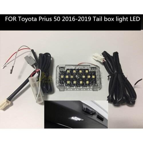 FOR Toyota Prius 50 2016-2019 Tail box light LED tailgate additional light interior atmosphere reading trunk with switch