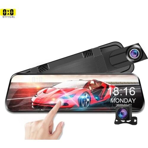 Car Mirror Dvr 1080P Dash Cam Vehicle Black Box Dual Lens Video Recorder Night Vision Car Camera Registrar Dvrs Driver Recorder