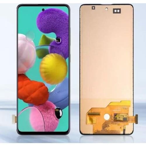 A515 LCD For Samsung Galaxy A51 LCD Display A515F A515F/DS A515FD Touch Screen Digitizer Assembly Replacement 100% Test