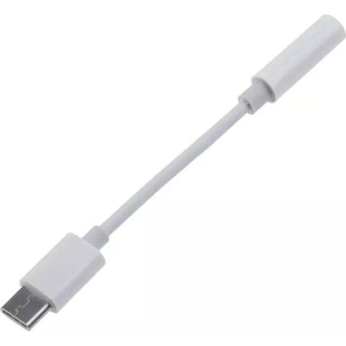 1pc Type-C To 3.5mm AUX Headphones Adapter For Xiaomi Mi 8 9 SE Huawei Mate 20 P30 Pro Type C To 3.5 Jack Earphone Audio Cable