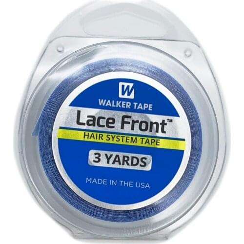 3 yards blue tape Wholesale Lace front support strong double tape for toupees or wigs walker tape