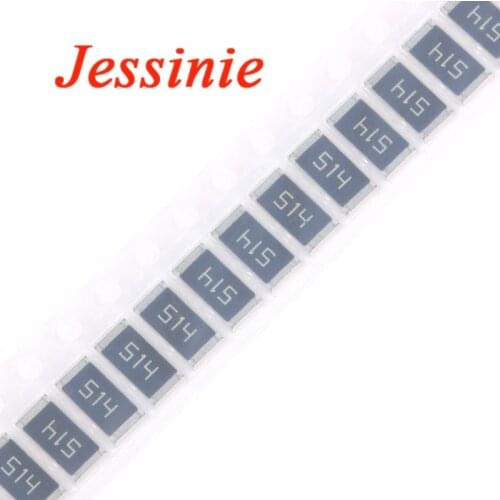 50 pcs 2512 SMD Resistor 1W 510K ohm 510KR 514 Chip Fixed Resistance 5