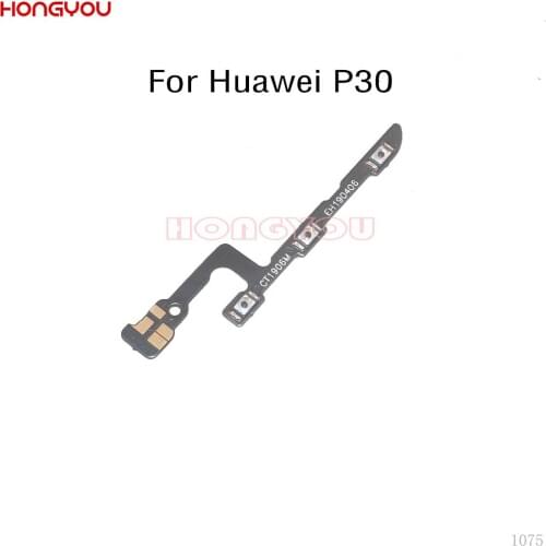 50PCS/Lot For Huawei P30 Power Button Switch and Volume Button On / Off Flex Cable