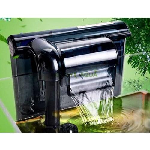AQUARIUM Accessories HI-430 Waterfall Aquarium Filter Tank External Wall-mountable Oil Film Processing Aquarium Air Pump