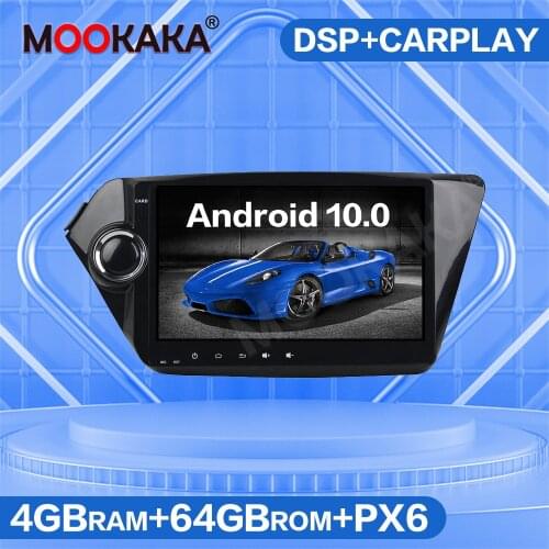 Android 10.0 4G+64GB PX6 DSP Auto Radio For KIA RIO 3&4 K2 2011- 2016 2017 Car Multimedia Stereo Player GPS Navigation Head Unit