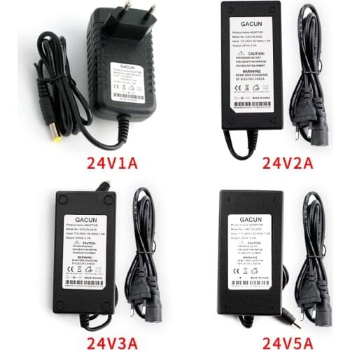 Fonte 24V Power Adapter Supply AC DC 1A 2A 3A 5A Converter AC DC 110V 220V To 24V 24 V Power Adapter Supply hoverboard Charger