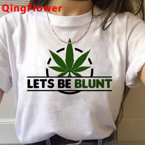 Bong Weed top tees women aesthetic casual harajuku kawaii white t shirt harajuku t shirt white t shirt kawaii