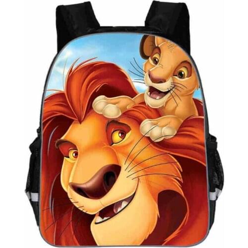 Simba The Lion King Backpack Kids Boys Cartoon The Lion King School Bags Children Girls Preschool Baby Kindergarten Bag