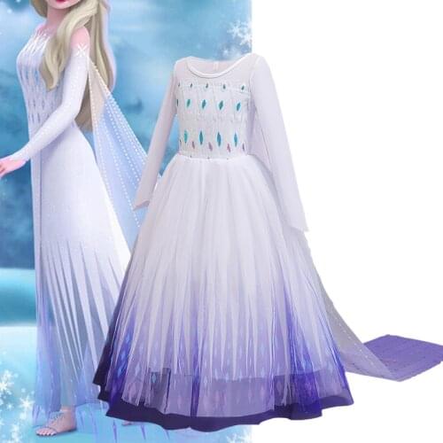 Girls Sequin Cosplay Dresses Kids Halloween Carnival Party Fancy Dress Up Children Christmas Clothes 4-10 Year Princess Costume