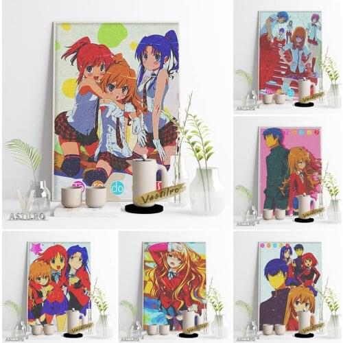 Toradora Hot Japanese Anime Poster Manga Character Print Art Canvas Painting Fans Collection Gift Otaku Home Decor Wall Stickers