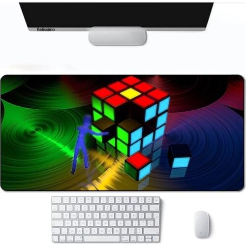 Gaming Mouse Pad Large Mouse Pad Gamer Computer Mousepad 900x400 Big Mouse Mat Rubiks Cube Mouse Pad Laptop Keyboard Desk Mat