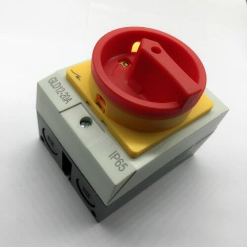 SH13 load isolation switch box GLD12-20A10A16A 3P load disconnection main control outdoor waterproof on-off