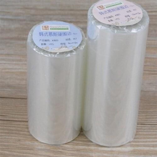 Kitchen Gadgets Wrapping Tape Cake Collar Roll Packaging 10M Mousse Surrounding Edge Transparent Clear Baking Accessories