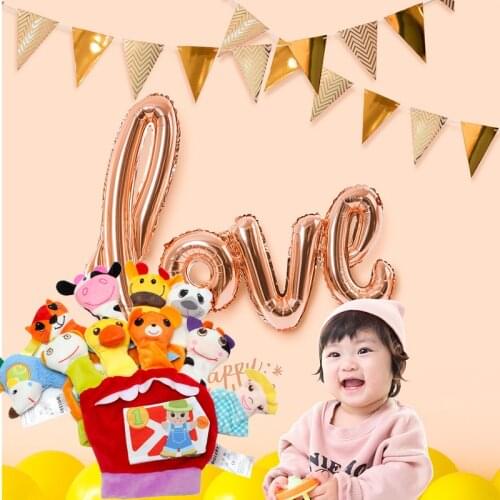 Manitos para muñecas marioneta conejo play story toys hand puppet plush props story show theater dolls titeres de mano grandes