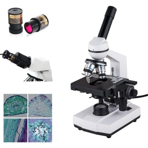 XP401 Monocular Biological Microscopes with 5M Digital Eyepiece Camera