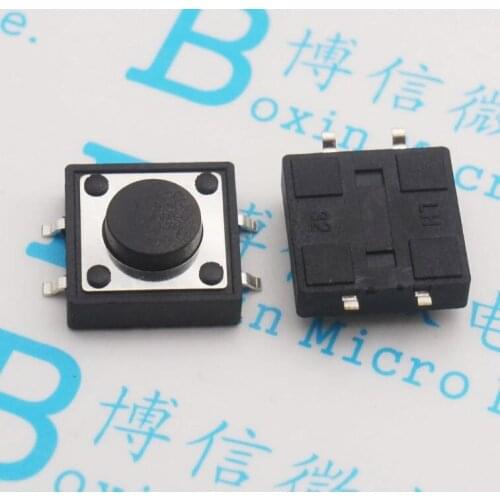50pcs/Tact Switch 12*12*4.3MM Key switch 12*12*4.3 4 Pin