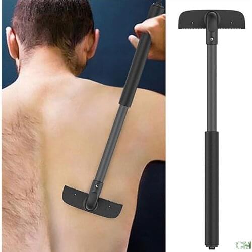 Adjustable Stretchable Back Shavers For Men Back Hair Trimmer Back Razor