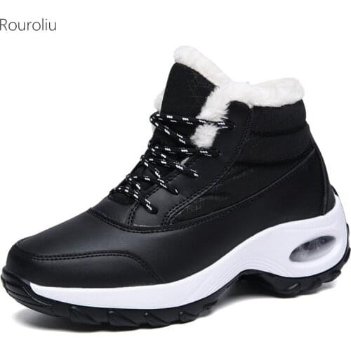 Rouroliu Women's Winter Boots