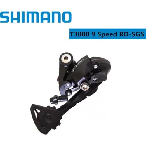 Shimano ACERA T3000 9 Speed Rear Derailleur RD-SGS Black Color For Trekking With Accurate And Dependable Performance