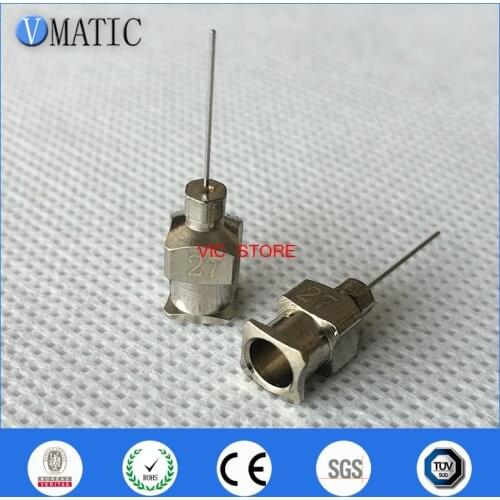 High Quality 1/2 Inch Tip Length 27G All Metal Blunt Stainless Steel 12Pcs Glue Dispensing Syringe Needle Tips 0.5