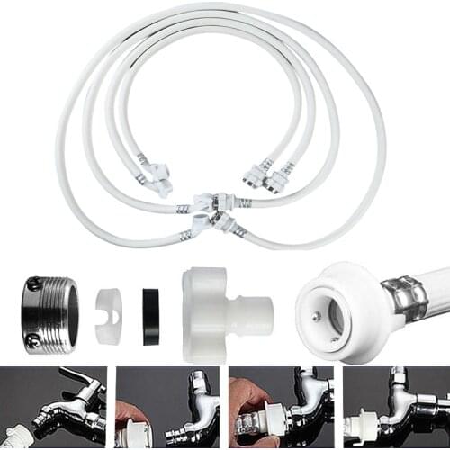 Hight Quality Washing Machine Water Inlet Hose PVC Anti-Explosion Thicken Washing Machine Water Pipes Length 0.8M/1M/1.5M/2M