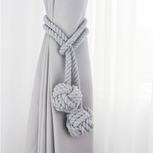 2pcs Home Decor Tassel Curtain Accessories Tie Back Curtain Holder Drape Living Room Curtain Rope Tieback Window Curtain Clip