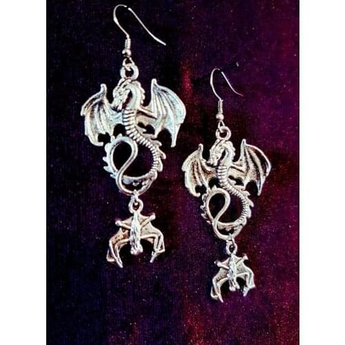 Hot sale Dragon Bat Earrings, Goth Gothic Baby Bat Wings Jewelry Earrings for Women 2021 new