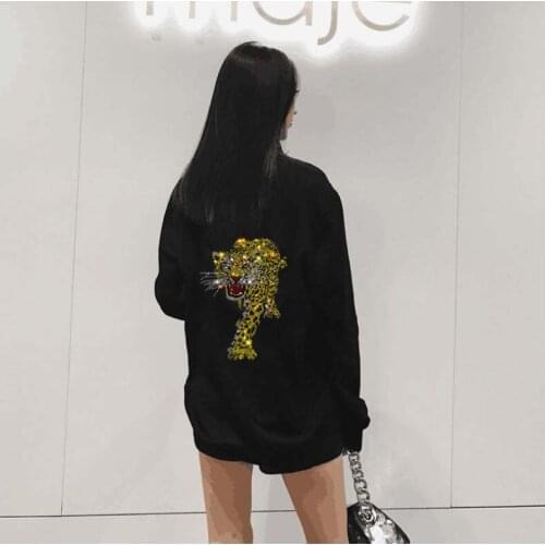 Hoodies women Hot drill Sweatshirts design big size S-XXL winter Diamond stone long sleeve Hoodies Loose design