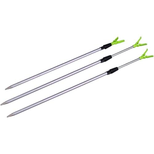 New fishing truss with 2 adjustable telescopic fishing rod aluminum rod bracket V-shaped bracket seat support frame