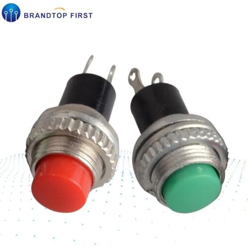 10pcs Momentary DS-314 0.5A 125VAC OFF-(ON) Mounthing hole 10mm Mini Push Button Switch