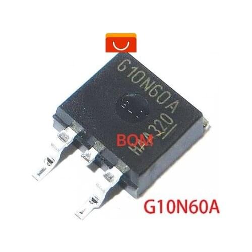 10pcs IGB10N60T TO263 G10T60 G10N60A G10N60 TO-263 10A 600V Power IGBT transistor