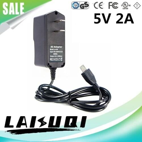 10pcs 5v 2a Micro Usb Ac/dc Power Adapter Us Plug Charger Supply 5v2a For Raspberry Pi Zero Tablet Pc Other LAISUQI