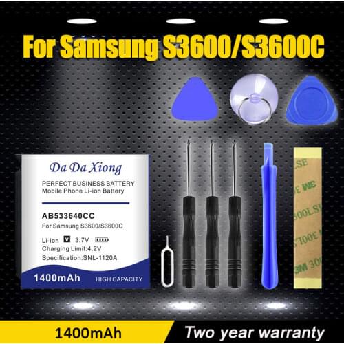AB533640CC AB533640CU 1400mAh Battery For Samsung S3600,S3600C,SGH-F330,SGH-F338,SGH-F490,SGH-J630,SGH-J638 SGH-G400,SGH-G600