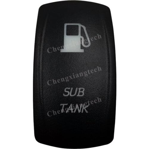 Car Boat Truck Backlit Swtich Cap- Laser Engraving -SUB TANK-for Led Carling Arb Narva 4x4 RV Rocker Switch, Cover Only