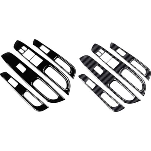 Car Window Glass Lifter Switch Panel Window Lifter Switch Decorative for Nissan Note E12 2014-2019 RHD