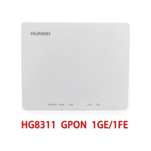 Envío gratis 10 unids/lote HG8311 Onu 1FE 1GE ONT Gpon utilizado de segunda mano ONU sin adaptador de corriente 100% original