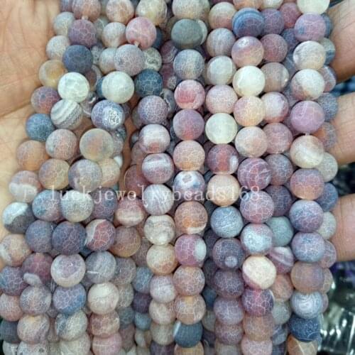 Free shipping Fashion Jewelry 8mm Beautiful Frost Dragon Veins Carnelian Ball Loose Beads FG6835