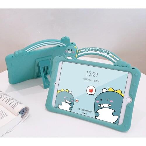 Case For iPad Pro 11 2020 / 9.7 2017 2018 / 7th 8th 10.2 inch Cartoon Kids Cover For iPad air 10.5 Mini 2 3 4 5 Silicon Funda