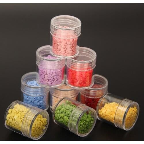 2/5/10/100PCS Super Strong Plastic Storage Bottles For Diamond Painting Embroidery Accessories Tools Jewelry Box Home Storage