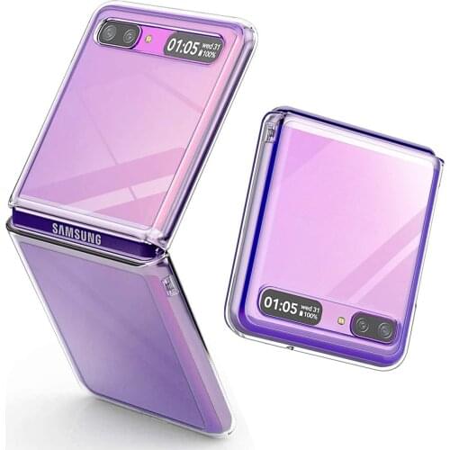 For Samsung Galaxy Z Flip 3/ Z Flip 5G Cear PC Case Slim Protective Shell Shockproof Hard Cover Skin Smartphone Accessories