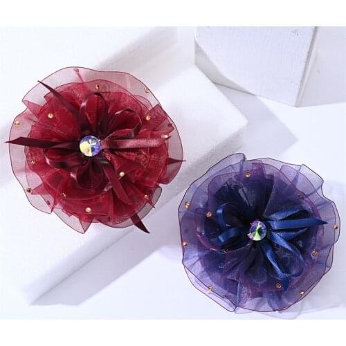 HigoodSummer go high holding clip web celebrity in 2021, the new head girl bowknot pearl pin headdress hairpin