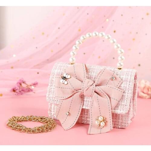 Korean Kids Purses and Handbags Mini Crossbody 2020 Cute Princess Girls Small Coin Pouch Baby Purse Girl Party Hand Bags Gift